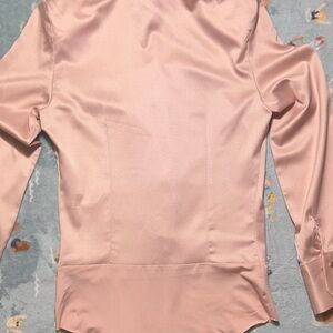 Zara Pink Satin Blouse